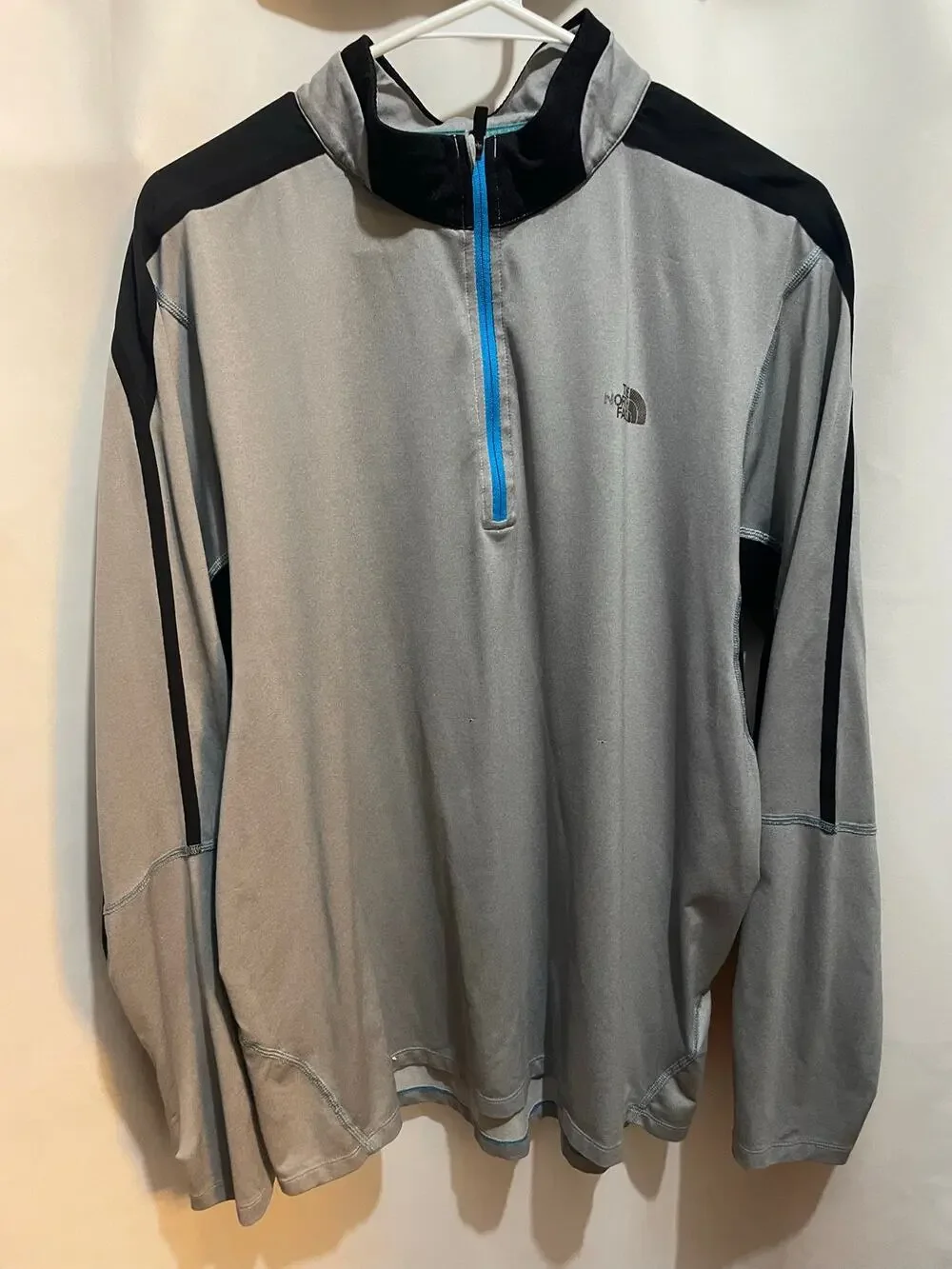 The north face 1/4 zip flash dry pullover mens large